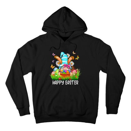 Bunny Gnome Hug Easter Eggs Happy Easter Day Hoodie For Men Women, Happy Easter Day Gift Idea, Bunny Hoodie Gift