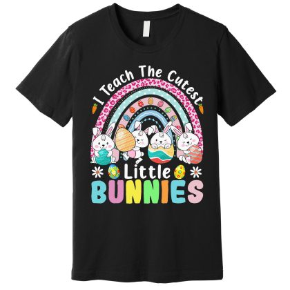 Easter Day Teacher Shirt, I Teach The Cutest Little Bunnies Unisex Gildan T-shirt Comfort Colors T-Shirt, Happy Easter Day Gift Idea, Bunny Shirt For Men Women