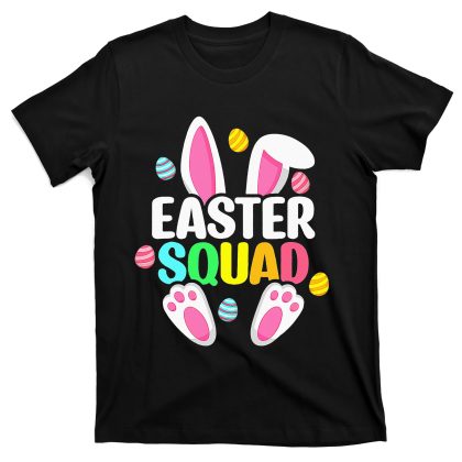Easter Squad Family Matching Unisex Gildan T-shirt Comfort Colors T-Shirt, Happy Easter Day Gift Idea, Bunny Shirt For Men Women