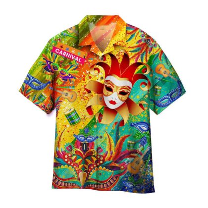 Mardi Gras Carnival Hawaiian Shirt Aloha Shirt For Men And Women